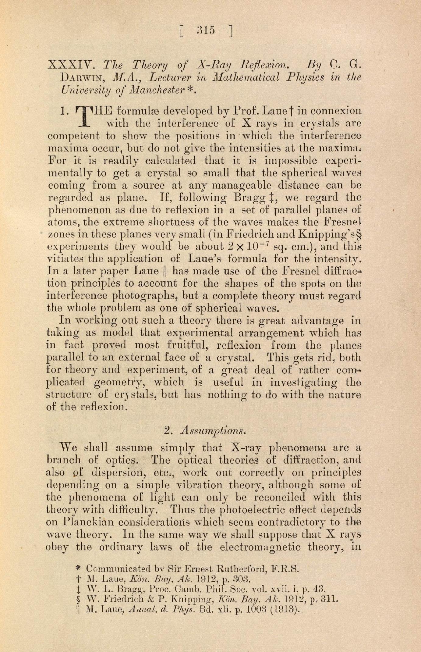Image of page from Darwin article