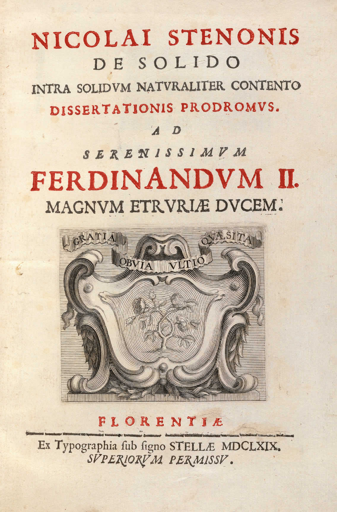 Title page from De Solido intra Solidum